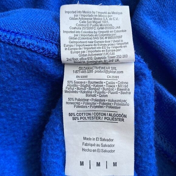 Foo Fighters Band Blue Ugly Christmas Sweatshirt w Band Graphic Print Dave Grohl - Picture 6 of 7